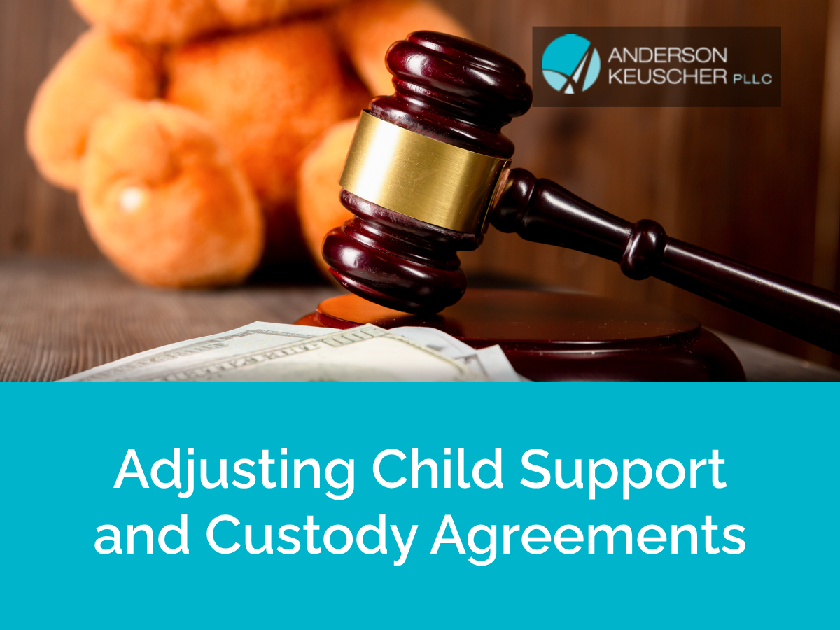 Child support and sale custody